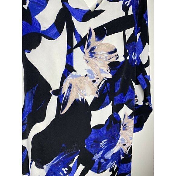 1. State Dress Size XS Women's Floral Long Sleeve V-Neck Multicolor Mini Dress - Picture 3 of 6